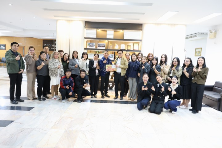 สำนักงานอธิการบดี ม.นครพนมเข้าพบสวัสดีปีใหม่อธิการบดีมหาวิทยาลัยนครพนม