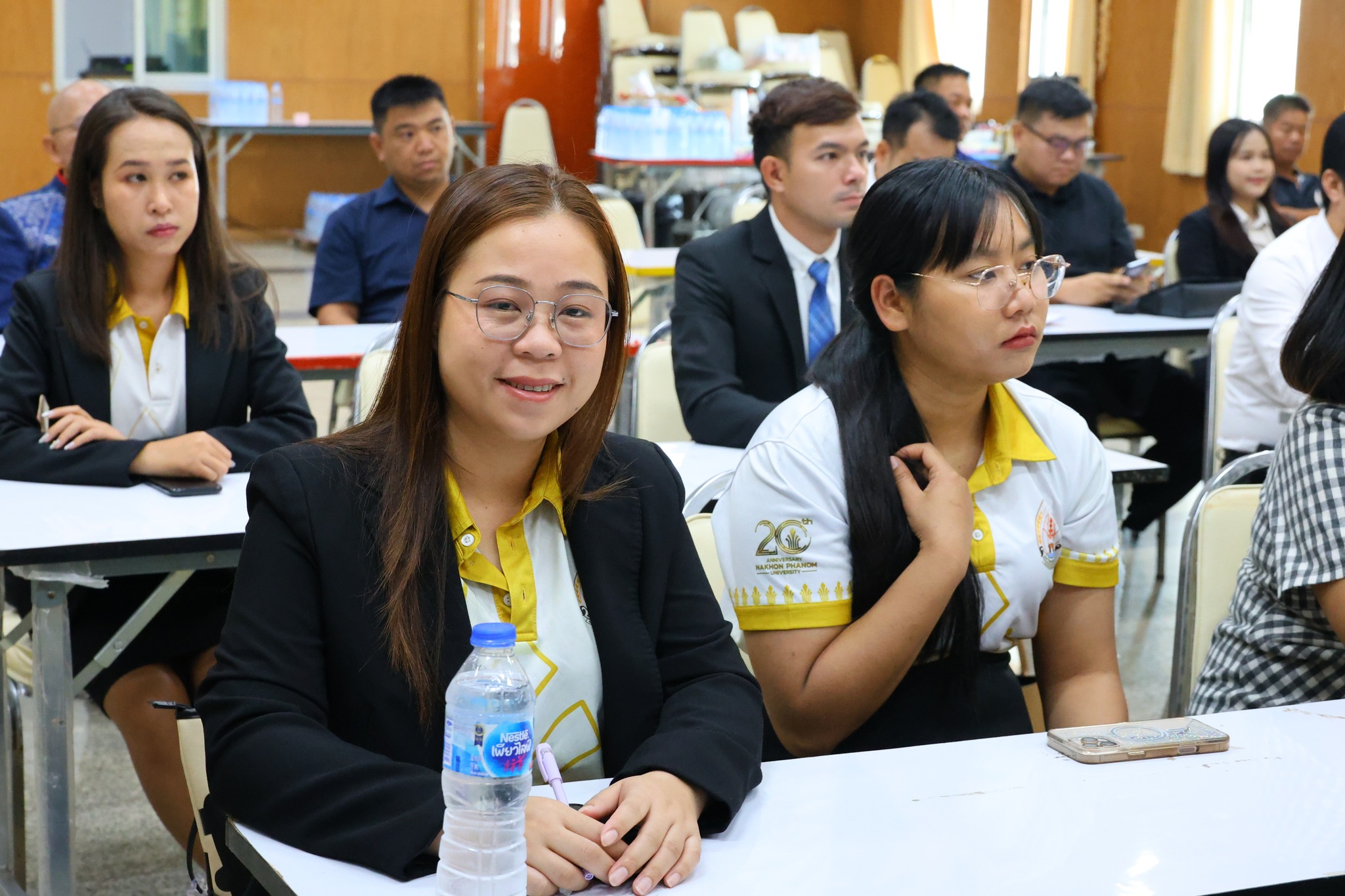 กองบริหารทรัพยากรมนุษย์ สนง.อธิการบดี มหาวิทยาลัยนครพนม จัดโครงการปฐมนิเทศบุคลากรที่บรรจุใหม่ ครั้งที่ 1/2569
