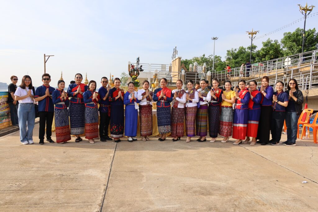 สำนักงานอธิการบดี มนพ. เข้าร่วมพิธีบวงสรวงพญาศรีสัตตนาคราช–พระธาตุศรีโคดตะบอง เสริมสิริมงคลคณะแพทยศาสตร์