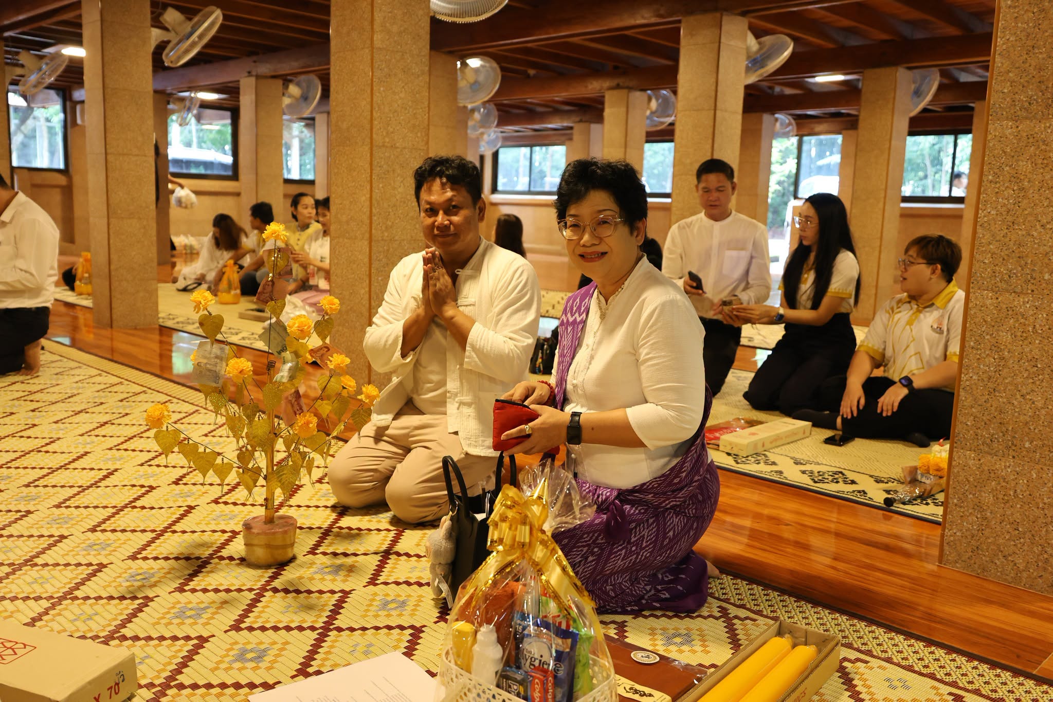 สนง.อธิการบดี ม.นครพนม ร่วมทำบุญวันอาสาฬหบูชาและวันเข้าพรรษา ประจำปี 2569