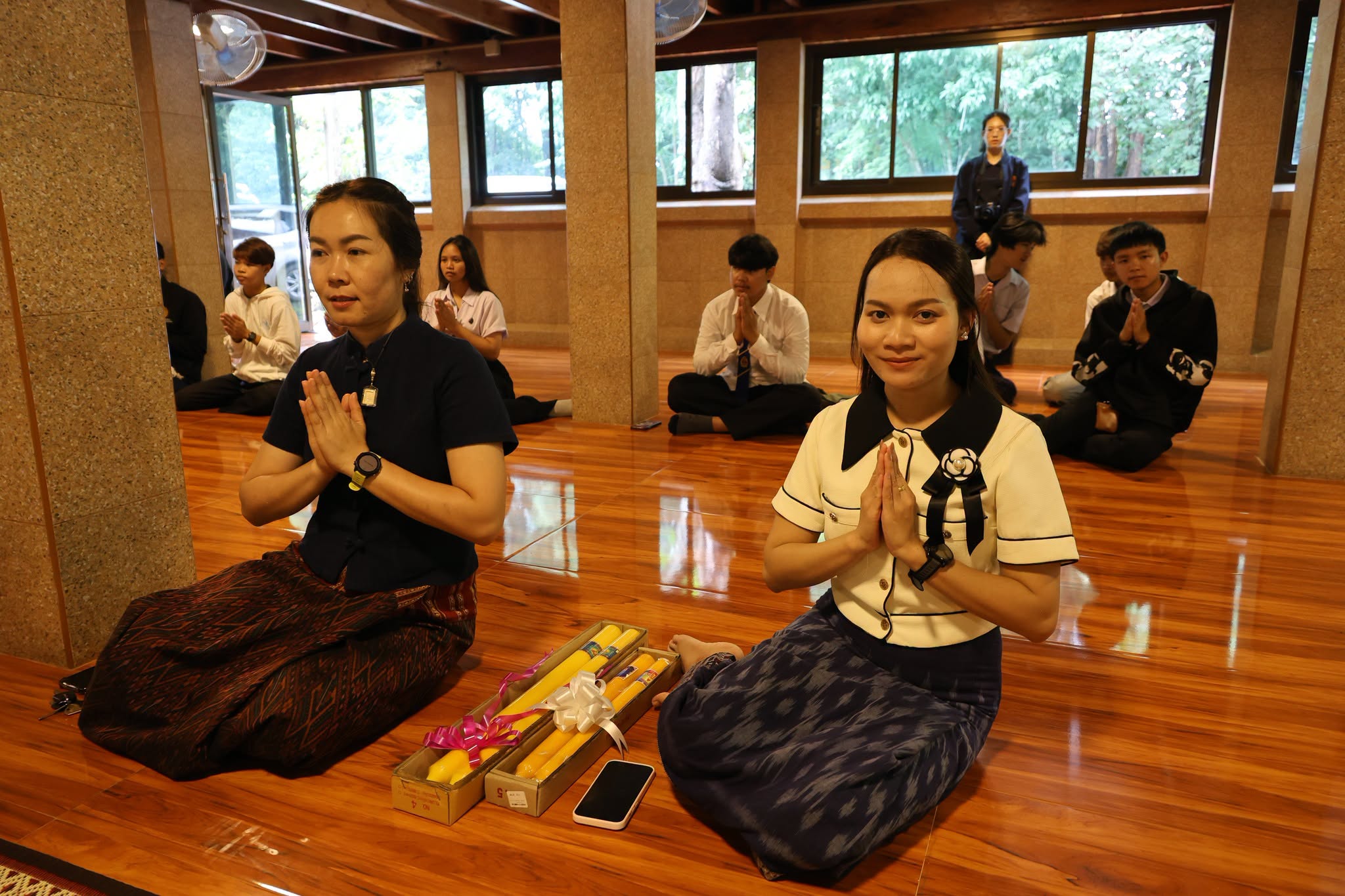 สนง.อธิการบดี ม.นครพนม ร่วมทำบุญวันอาสาฬหบูชาและวันเข้าพรรษา ประจำปี 2569