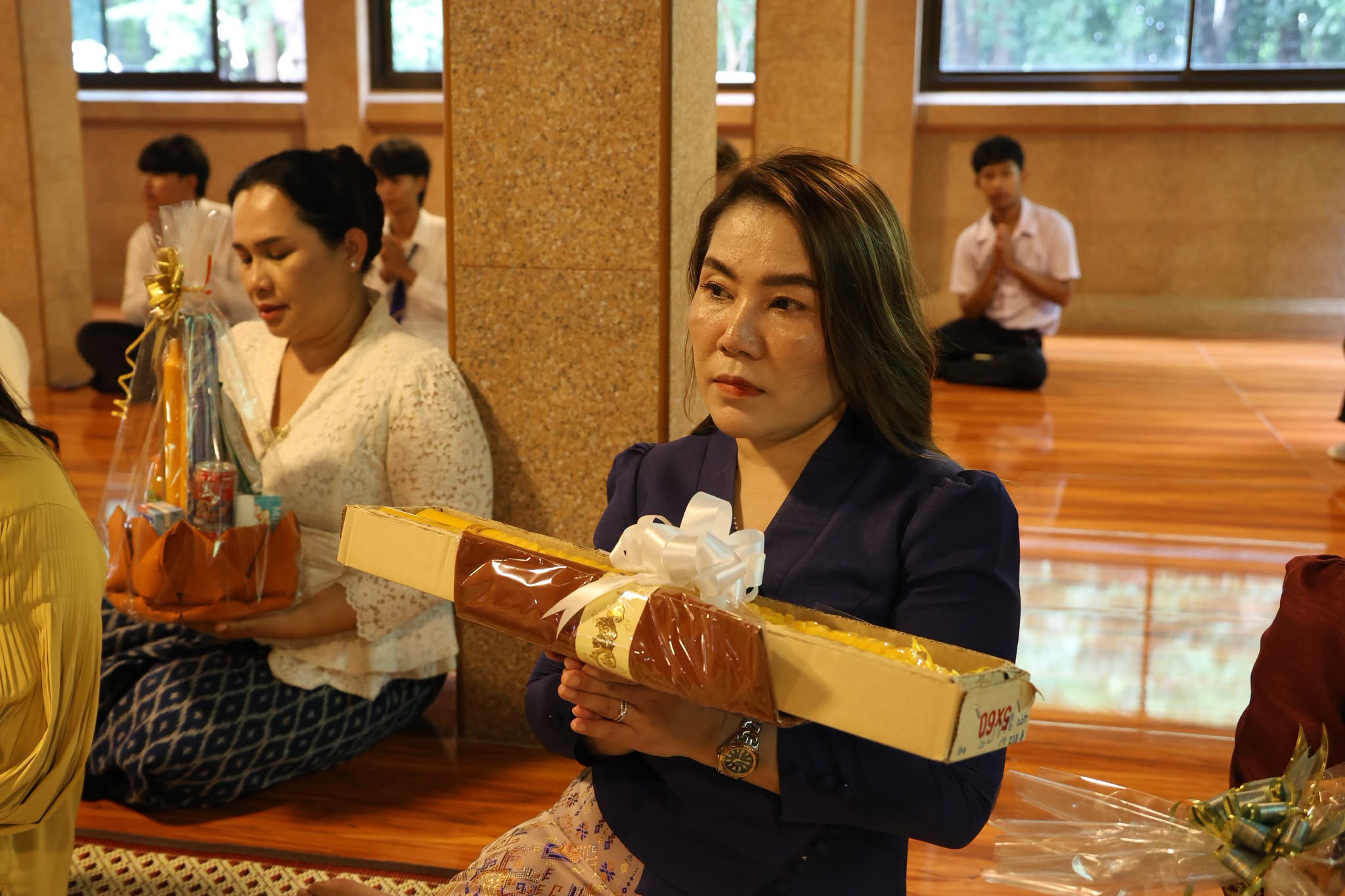 สนง.อธิการบดี ม.นครพนม ร่วมทำบุญวันอาสาฬหบูชาและวันเข้าพรรษา ประจำปี 2569