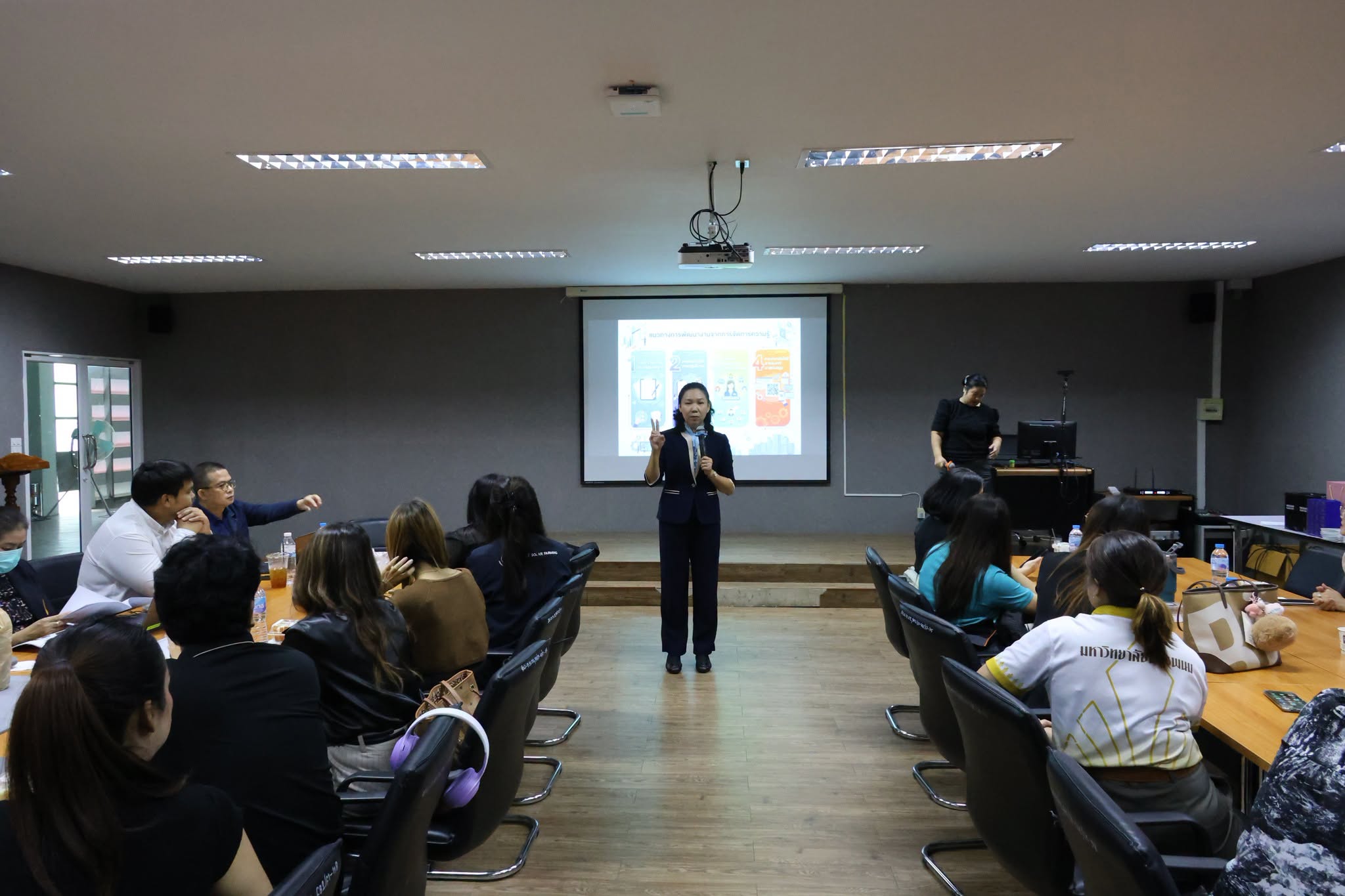 สำนักงานอธิการบดี ม.นครพนม เดินหน้า KM IN ACTION ยกระดับการทำงานด้วยองค์ความรู้